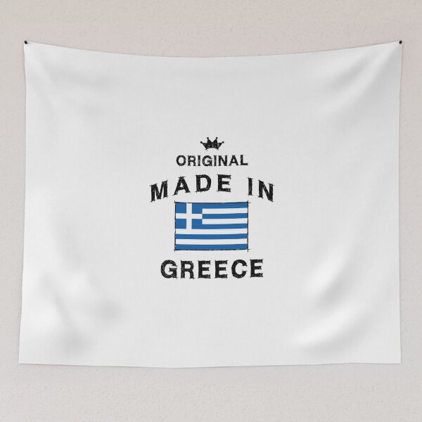 Item preview, Greece greek flag flag designed and sold by GeogDesigns.