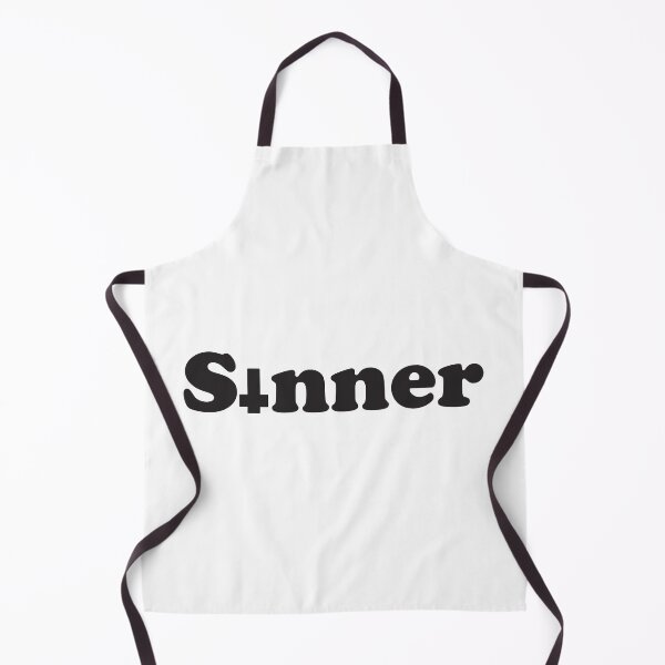 Item preview, Sinner inverted cross slogan designed and sold by ActuallyDawn.
