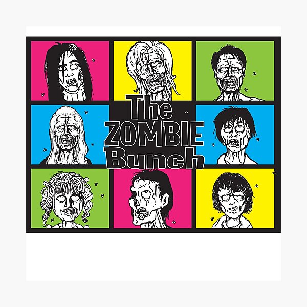 The Zombie Bunch Photographic Print
