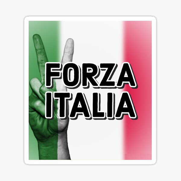 Forza Italia Stickers Redbubble