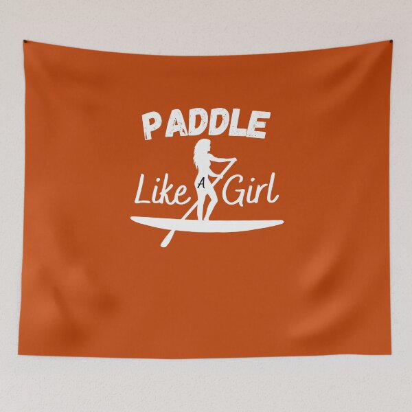 Item preview, Paddle Like A Girl - paddleboarder designed and sold by Guide Stickers.