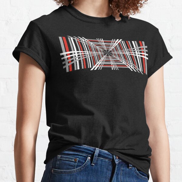 Plaid Tesla Model S Design Classic T-Shirt