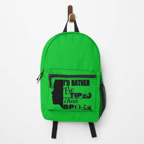 Item preview, Rather Be Tired Than Broke Hustle-Funny Trucker designed and sold by Mary Maple.