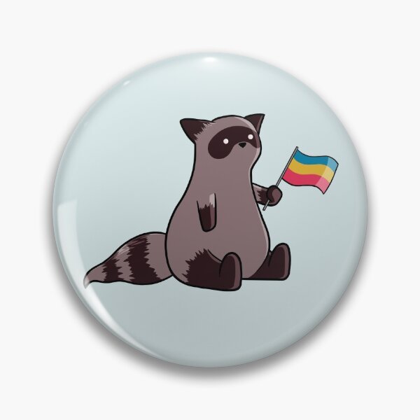 Item preview, Pan Pride Raccoon designed and sold by imnotmadison.