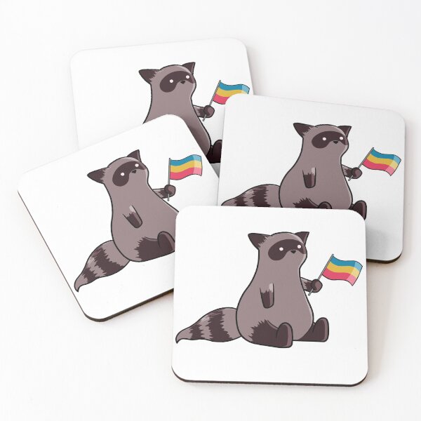 Item preview, Pan Pride Raccoon designed and sold by imnotmadison.