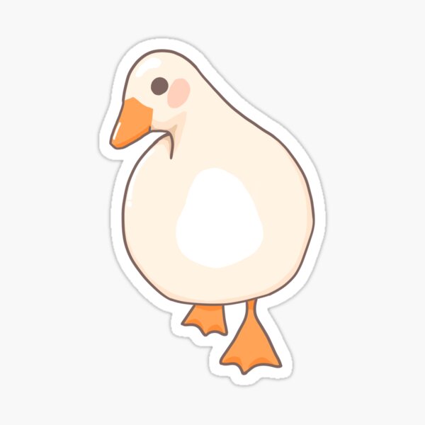 cute duck Sticker for Sale by luckylou29