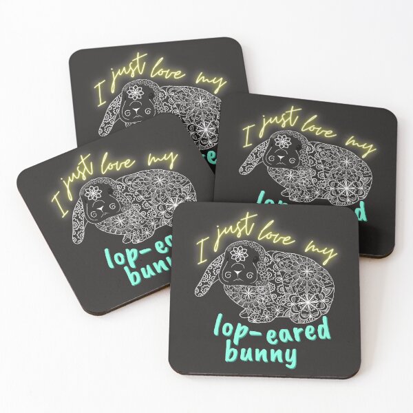 Item preview, Lop-eared Bunny Lovers Here! designed and sold by Leslie Hasty.