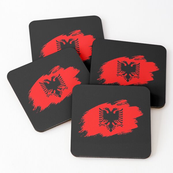 Item preview, Albania Albanian flag flag designed and sold by GeogDesigns.