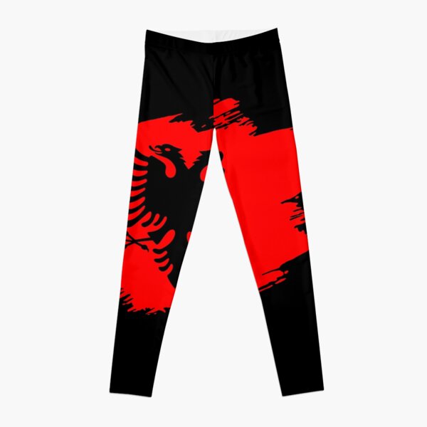 Patriotic Albanian Flag Leggings