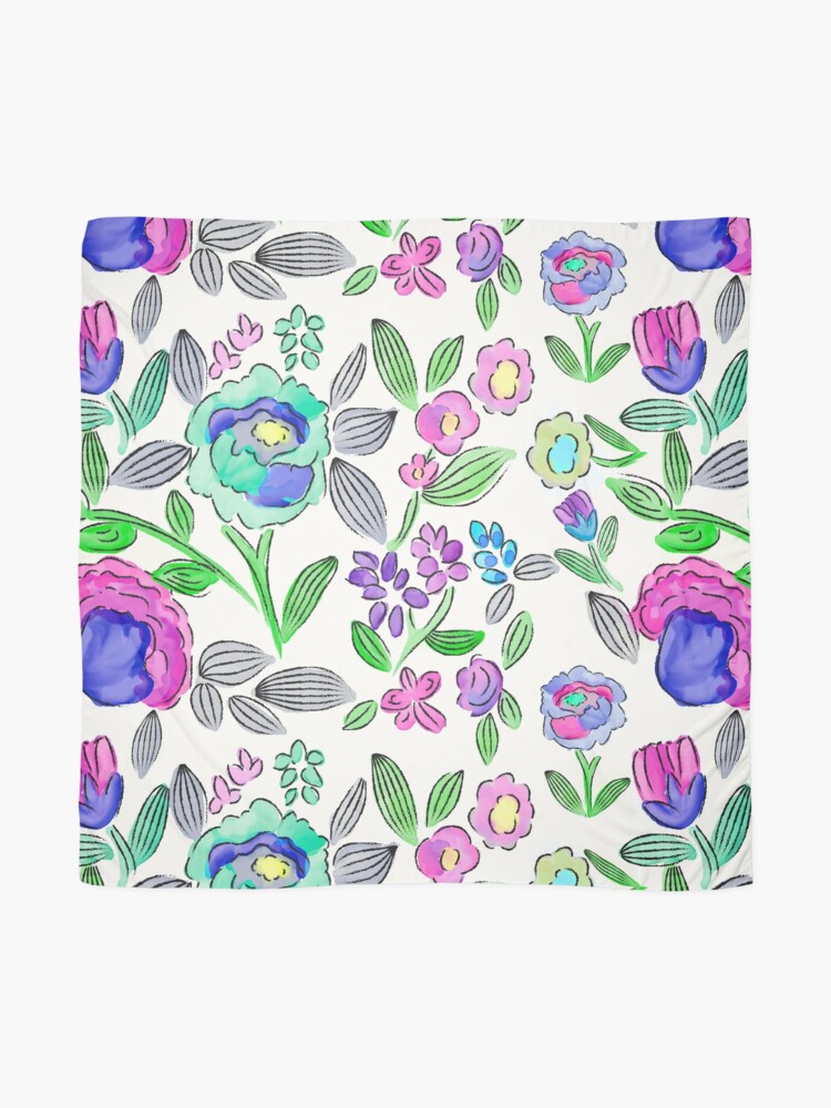 Vista alternativa de Pañuelo Composición de rosas