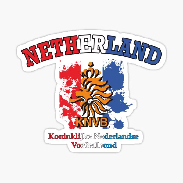 Netherlands Natioanal Team Euro 2021 Sticker for Sale by RB1899