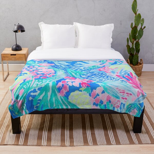 lilly pulitzer Throw Blanket