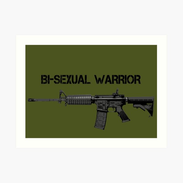 Bi-Sexual Warrior Art Print