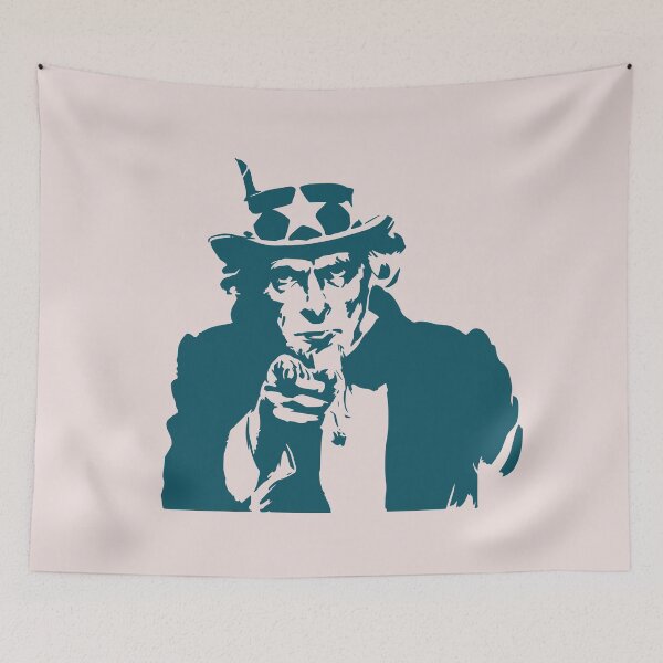 Item preview,  Vintage Uncle Sam illustration  designed and sold by garniturex.