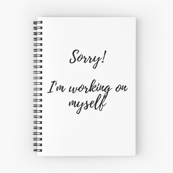 Item preview, "Working on myself" self love quote designed and sold by Josh Pilisi.