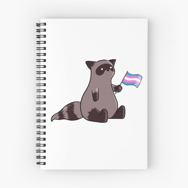 Item preview, Trans Pride Raccoon designed and sold by imnotmadison.