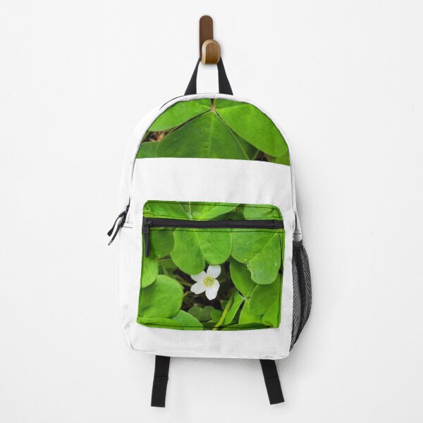 Item preview, White Flower Peaking Through A Patch of Clovers designed and sold by ChloeElmore.