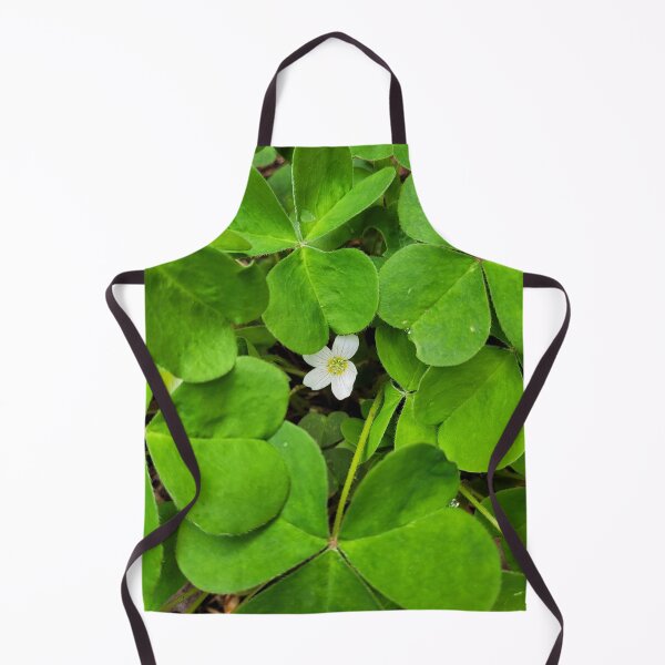 Item preview, White Flower Peaking Through A Patch of Clovers designed and sold by ChloeElmore.