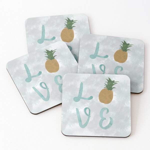 Artikelvorschau, Ananas Liebeszeichen Aquarell entworfen und verkauft von calliew1217.
