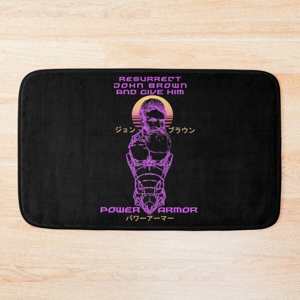 Item preview, Resurrect John Brown And Give Him Power Armor - Vaporwave, Meme, Leftist, Socialist designed and sold by SpaceDogLaika.
