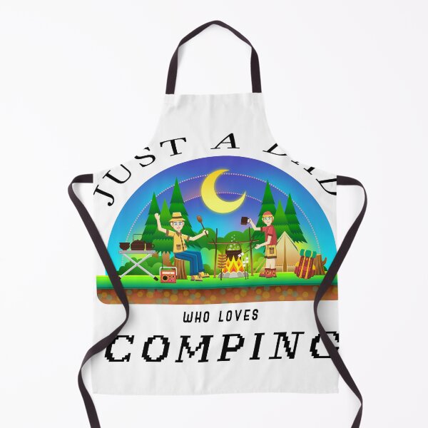 Item preview, just a dad who loves camping designed and sold by Wasef Baker.