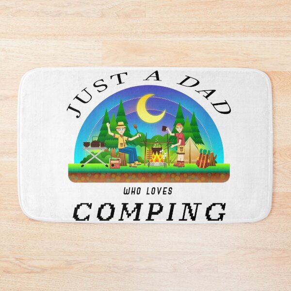 Item preview, just a dad who loves camping designed and sold by Wasef Baker.