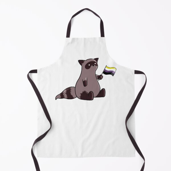 Item preview, Nonbinary Pride Raccoon designed and sold by imnotmadison.