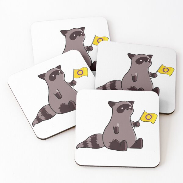 Item preview, Intersex Pride Raccoon designed and sold by imnotmadison.