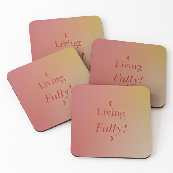 Item preview, Living Fully/Gradient Yellow/Red Sky w/Red Crescent Moons designed and sold by ShaunSandhu.