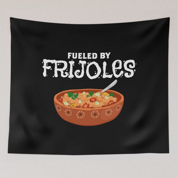 Item preview, Funny Mexican Pride Foodie Fueled By Frijoles print designed and sold by jakehughes2015.
