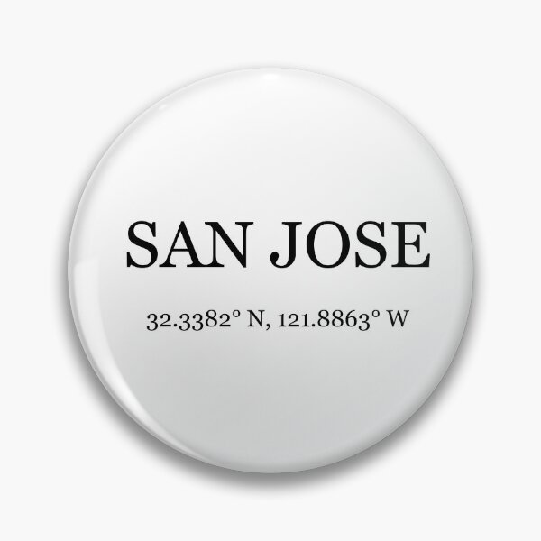 Item preview, San Jose, California Coordinates designed and sold by BellaHope1.