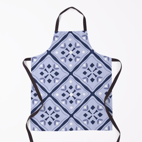 Item preview, Chinoserie Blue Diamonds - Light Warm Blue designed and sold by L Diane Johnson.