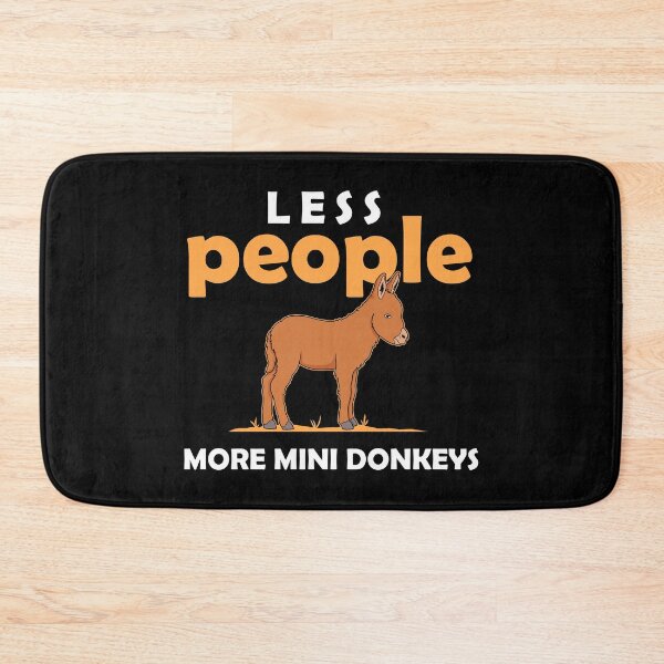 Item preview, Less People Mini Pet Lover Miniature Donkey graphic designed and sold by jakehughes2015.
