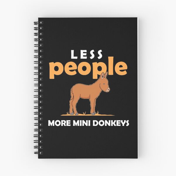 Item preview, Less People Mini Pet Lover Miniature Donkey graphic designed and sold by jakehughes2015.