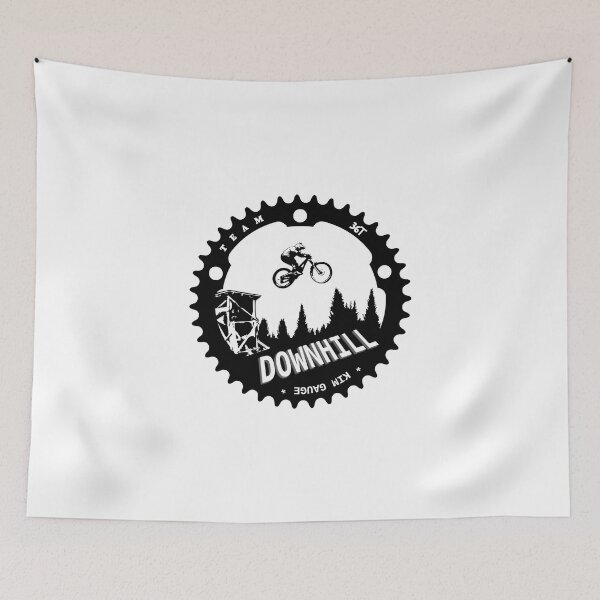 Item preview, Downhill (Black on White) designed and sold by Kim Gauge.