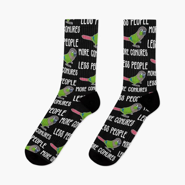 Item preview, Funny Parrot Lover Less People Green Cheek Conure print designed and sold by jakehughes2015.