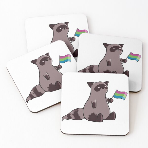 Item preview, Genderqueer Pride Raccoon designed and sold by imnotmadison.