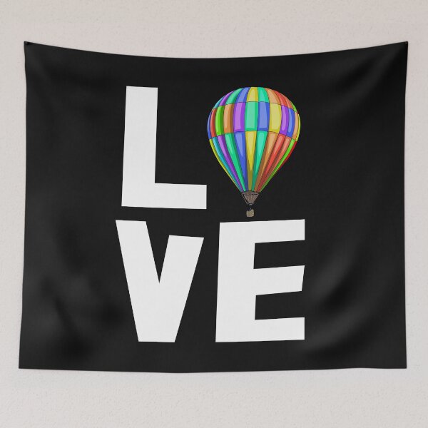 Item preview, Love Hot Air Balloon designed and sold by Bendthetrend.