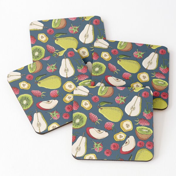 Item preview, Mixed Fruits and Berries All Over Summer Spring Pattern designed and sold by travellb.
