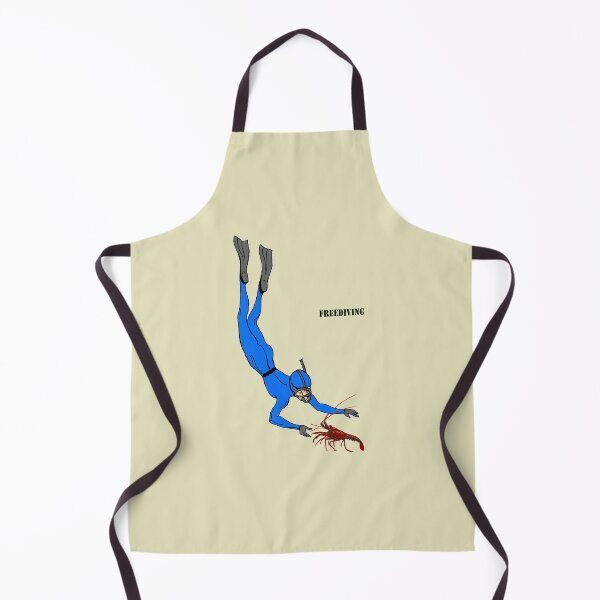 Item preview, Freediving Diver Observing a Spiny Lobster Underwater designed and sold by urmaddad.