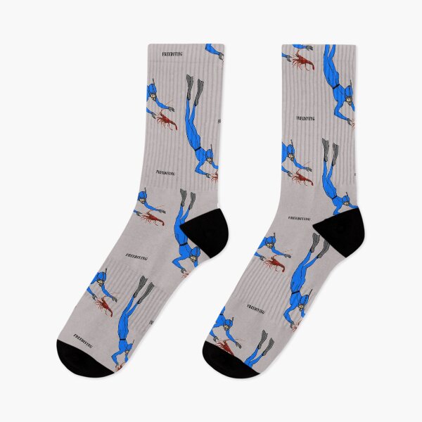 Item preview, Freediving Diver Observing a Spiny Lobster Underwater designed and sold by urmaddad.