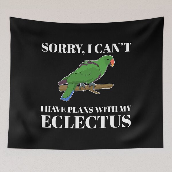 Item preview, Funny Pet Parrot Lover Plans With My Eclectus graphic designed and sold by jakehughes2015.