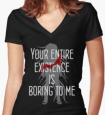 Izuru Kamukura Women's Fitted V-Neck T-Shirt