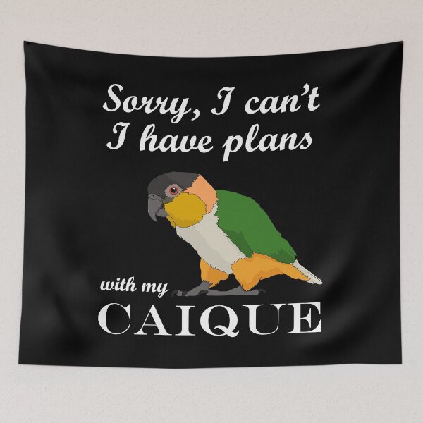 Item preview, Parrot Lover Plans With My Caique design designed and sold by jakehughes2015.