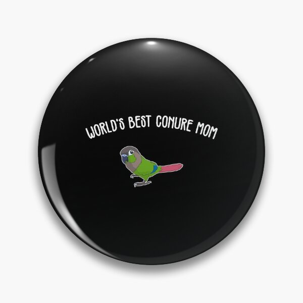 Item preview, World's Best Mom Parrot Lover Green Cheek Conure print designed and sold by jakehughes2015.