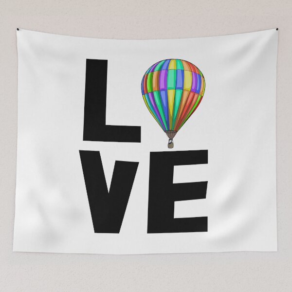 Item preview, Love Hot Air Balloon designed and sold by Bendthetrend.
