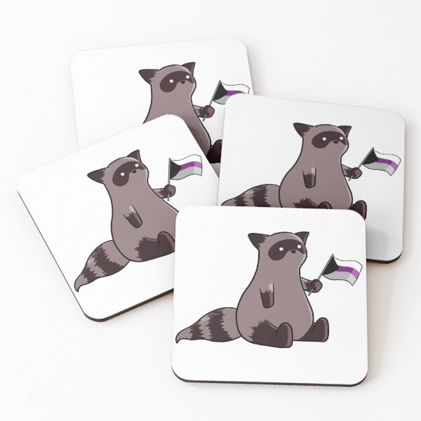 Item preview, Demisexual Pride Raccoon designed and sold by imnotmadison.