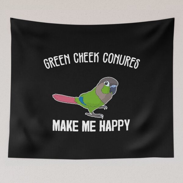 Item preview, Funny Parrotlet Happy Green Cheek Conures product designed and sold by jakehughes2015.
