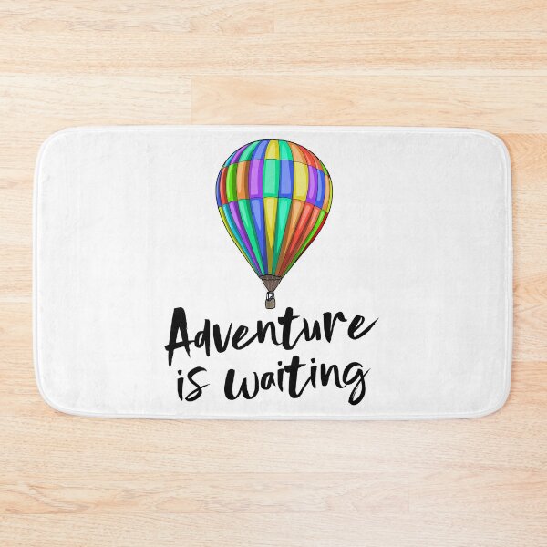Item preview, Adventure Is Waiting Hot Air Balloon designed and sold by Bendthetrend.