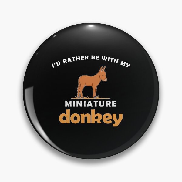 Item preview, Mini Pet Lover I'd Rather Be With My Miniature Donkey print designed and sold by jakehughes2015.